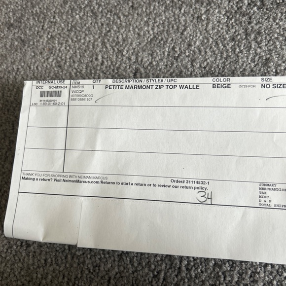 Gucci i zip top wallet/ wristlet. Brand new - Picture 6 of 9